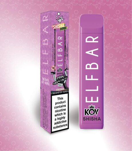 Elf Bar Shisha Range Pink Grapefruit Disposable Vape