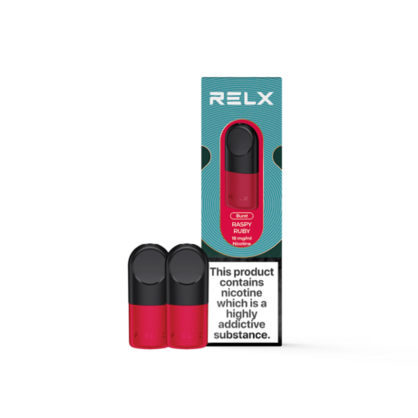 RELX Burst Raspy Ruby Replacement Vape Pod