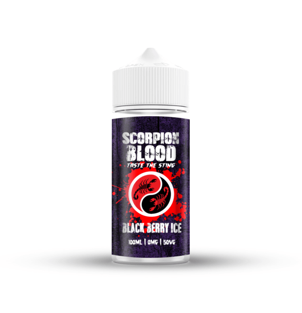 Scorpion Blood Black Berry Ice 100ml Freebase E-liquid