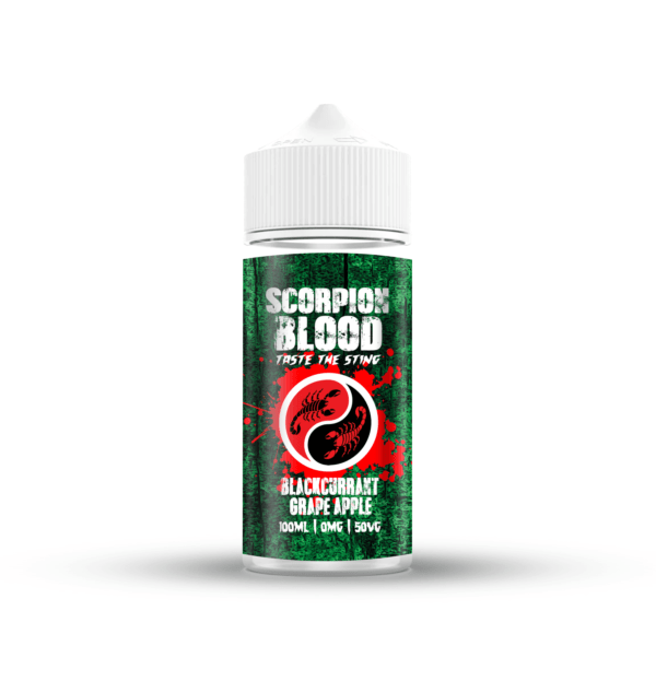 Scorpion Blood Blackcurrant Grape Apple 100ml Freebase E-liquid