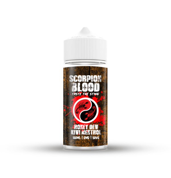 Scorpion Blood Honey Dew Kiwi Menthol 100ml Freebase E-liquid