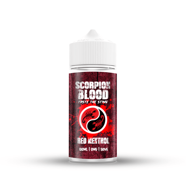 Scorpion Blood Red Menthol 100ml Freebase E-liquid
