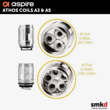 Aspire Athos A3 & A5 Coils