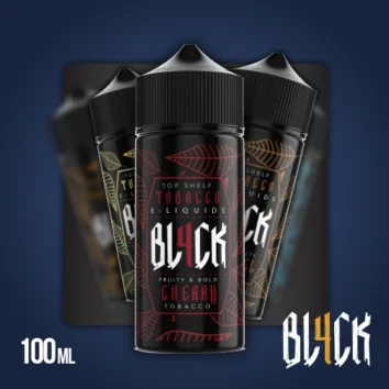 BL4CK Tobacco 100ml Freebase E-liquids