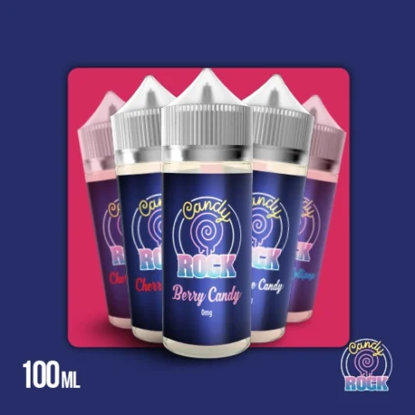 Candy Rock 100ml Freebase E-liquids