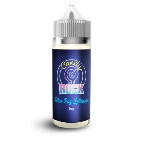 Candy Rock Blue Raz Lollipop 100ml Freebase E-liquid