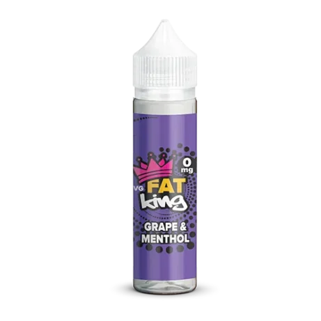 Fat King Grape Menthol 50ml Freebase E-liquid