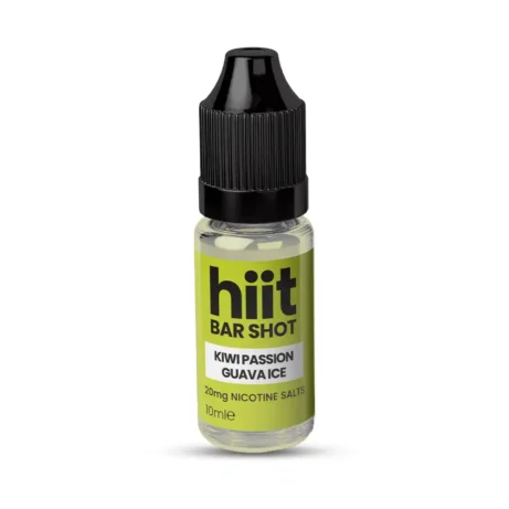 Hiit Bar 10ml Nic Salts Kiwi Passion Guava Ice