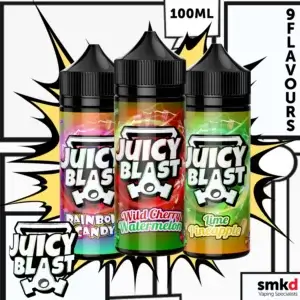 Juicy Blasts 100ml Freebase E-liquids