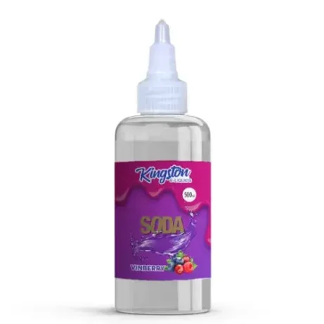 Kingston Vinberry Soda 500ml Shortfill E-liquid