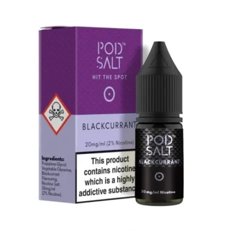 Pod Salt Blackcurrant 20mg 10ml Nic Salt E-liquid