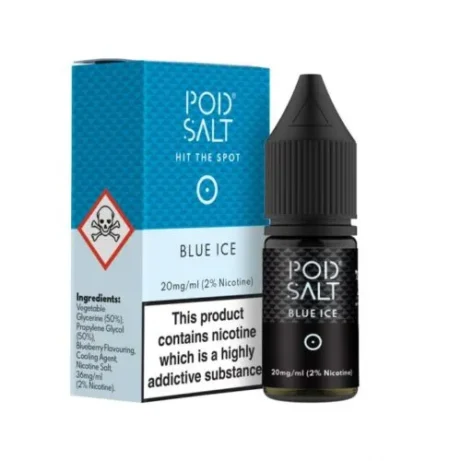 Pod Salt Blue Ice 20mg 10ml Nic Salt E-liquid