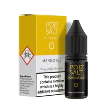 Pod Salt Mango Ice 11mg 10ml Nic Salt E-liquid