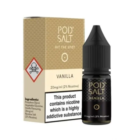 Pod Salt Vanilla 20mg 10ml Nic Salt E-liquid