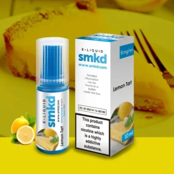 SMKD 10ml E-liquid Lemon Tart 6mg BBE.11.11.2022