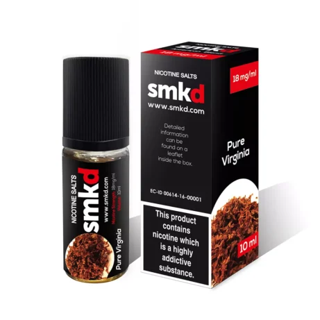 SMKD Nic Salts 10ml Pure Virginia 18mg