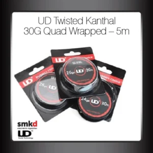 UD Twisted Kanthal 30G Quad Wrapped Vape Wire
