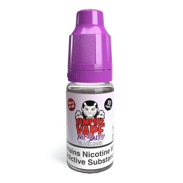 Vampire Vape Blackjack 10mg 10ml Nic Salt E-liquid