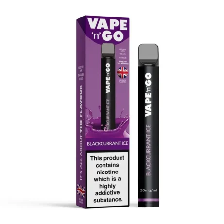 Vape N Go Blackcurrant Ice Disposable Vape