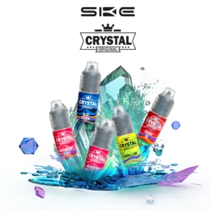 Five bottles of SKE Crystal Nic Salts