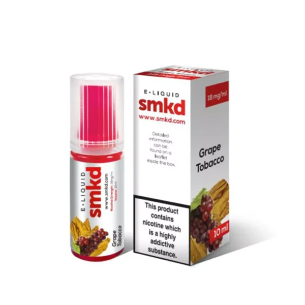 smkd E-liquid 10ml Grape Tobacco 18mg