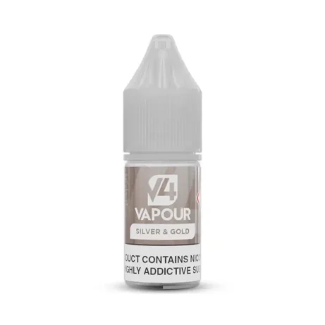 V4 Vapour e-liquid 10ml Silver Gold