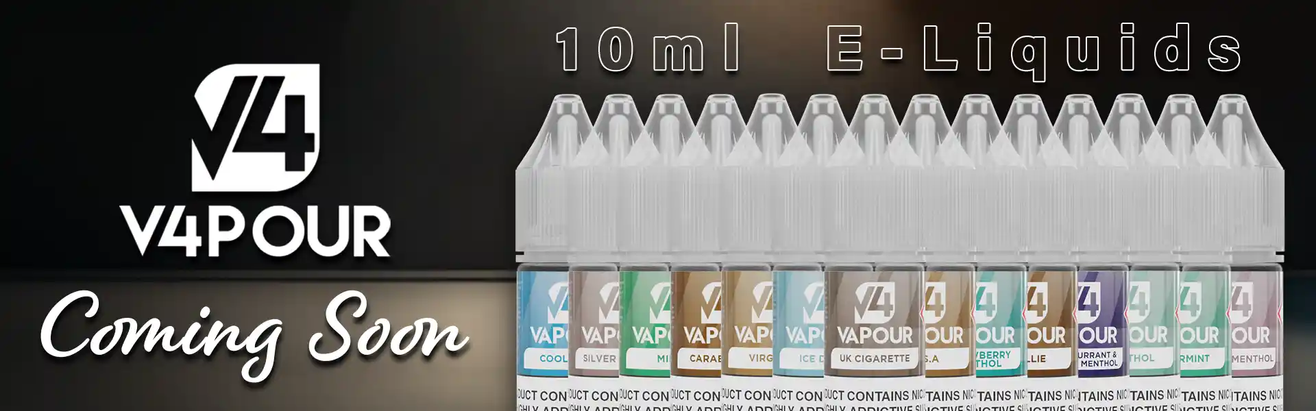 V4 Vapour freebase e-liquid Coming Soon