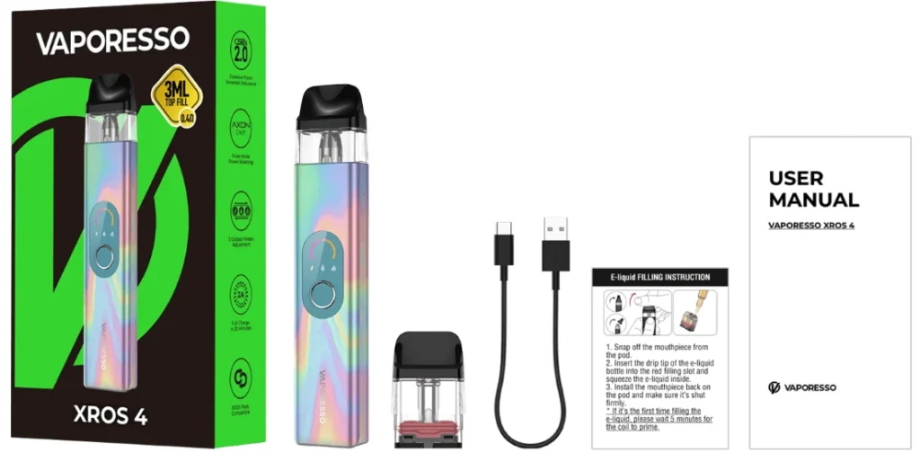 Vaporesso XROS 4 Contents