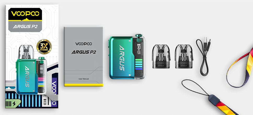 VooPoo Argus P2 Pod Vape Kit Contents