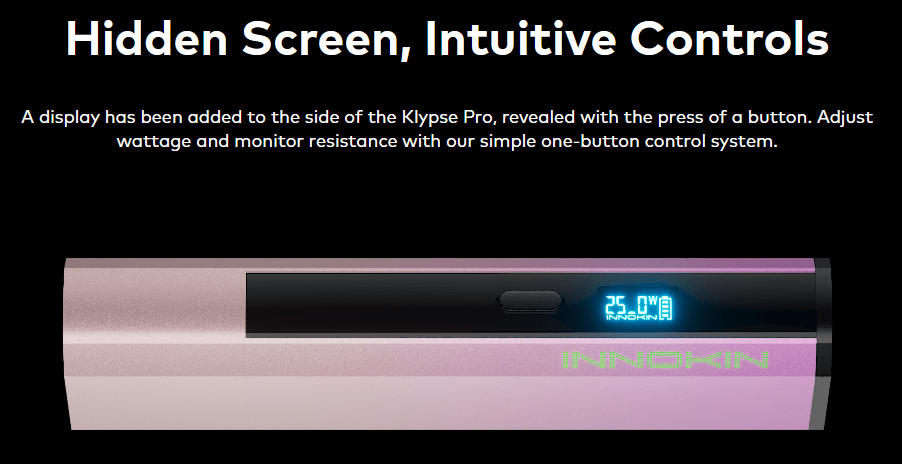 Klypse Pro Pod Kit Screen