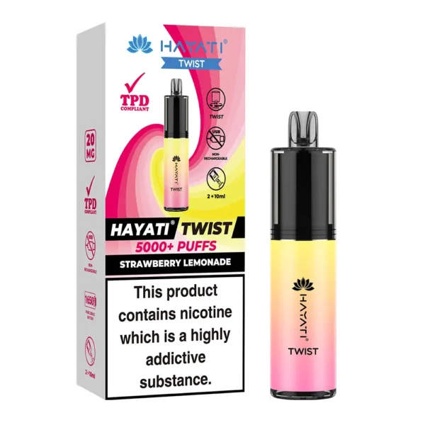 Hayati Twist 5000 Strawberry Lemonade