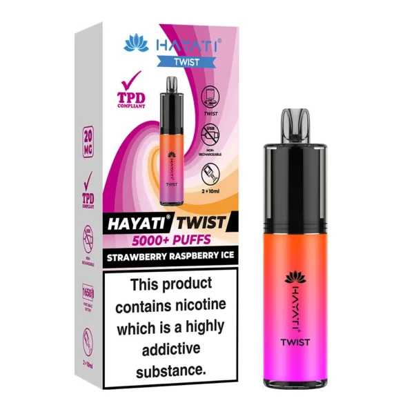 Hayati Twist 5000 Strawberry Raspberry Ice