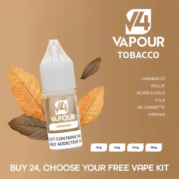 V4 Tobacco 10ml e-liquid