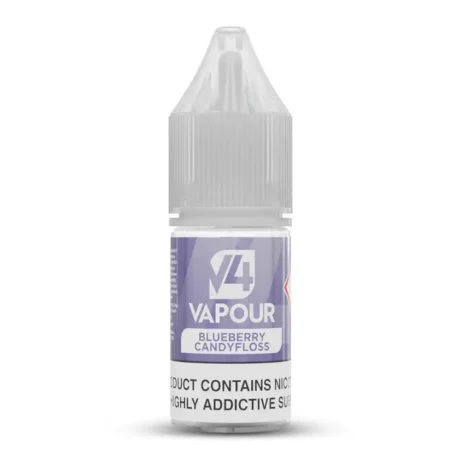 V4 Vapour 10ml Sweets E-Liquid Blueberry Candyfloss