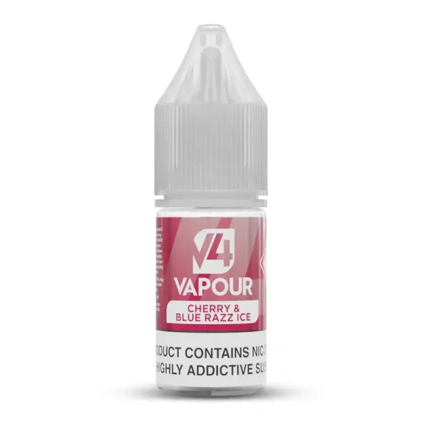 V4 Vapour Fruits 10ml E-liquid Cherry & Blue Razz Ice