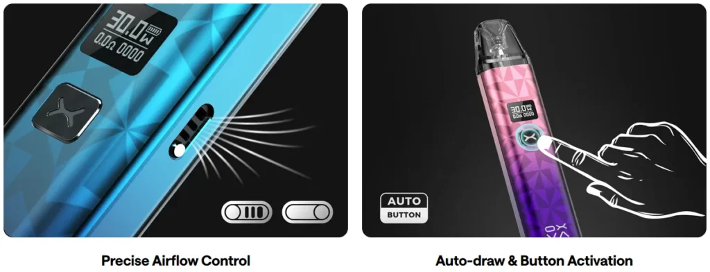 XLIM Classic Edition Air Flow options.