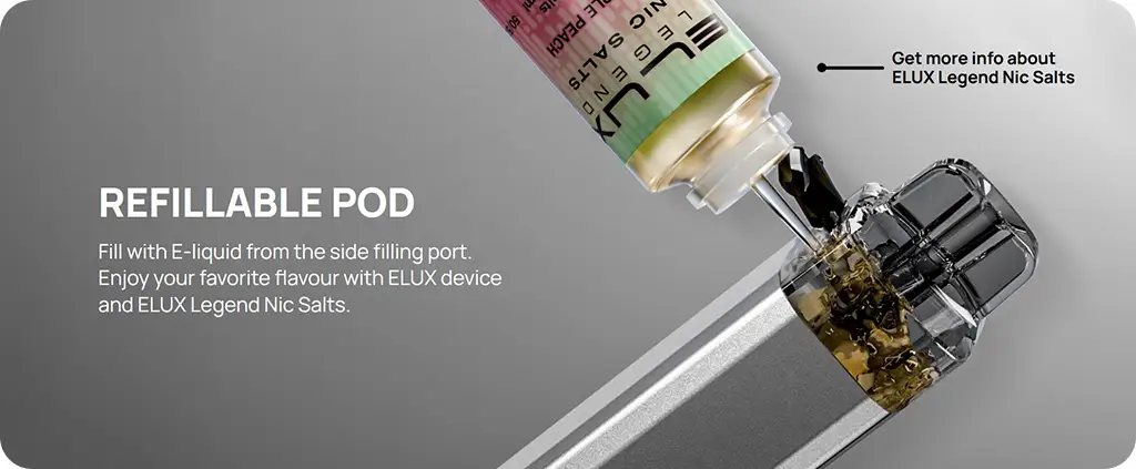 Elux Legend Prime Refillable Pod