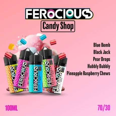 Ferocious Candy Shop Vape Juice 100ml