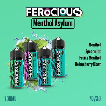 Ferocious Menthol Asylum 100ml Vape Juice