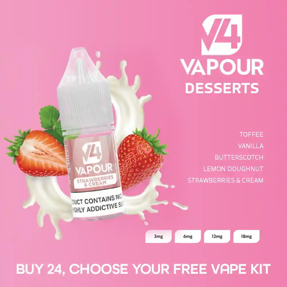 V4 Vapour 10ml Desserts