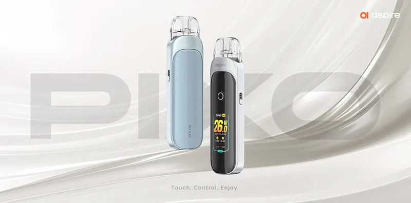 Aspire Pixo Vape Kit Front And Back View