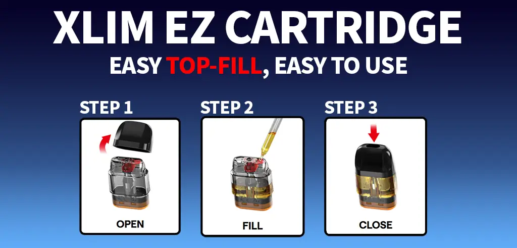 How to refill the OXVA XLIM EZ Catridge