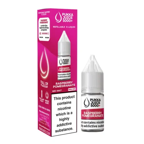 Pukka Juice 5000+ Raspberry Pomegranate Nic-Salt Eliquid