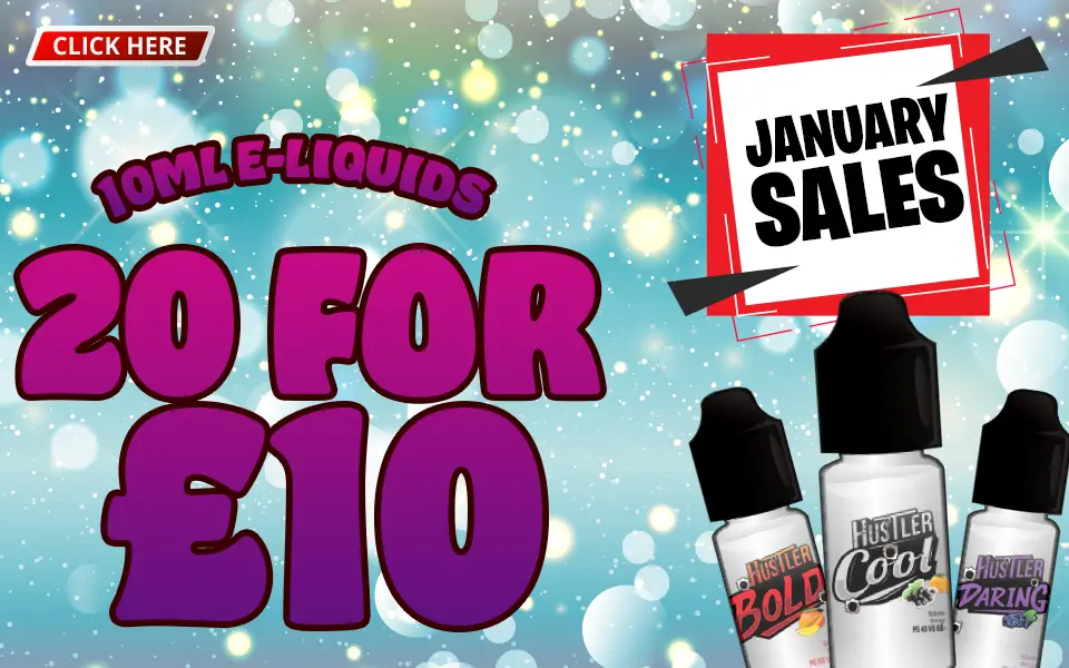 January Sales on 10ml vape juice deal