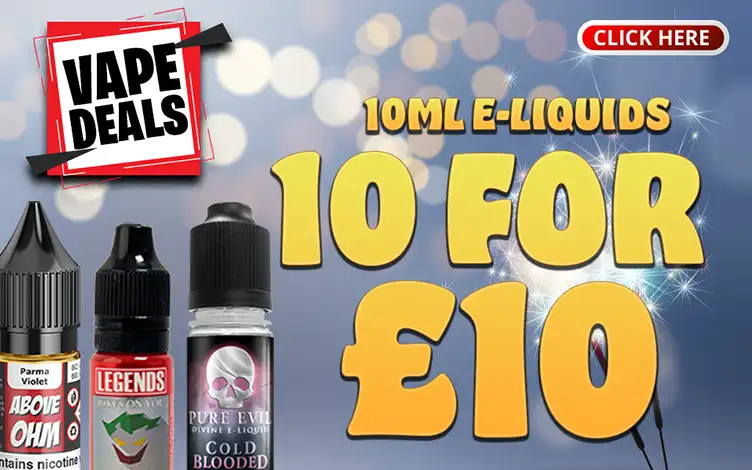 Vape Deals 10ml e-liquid 10 for £10