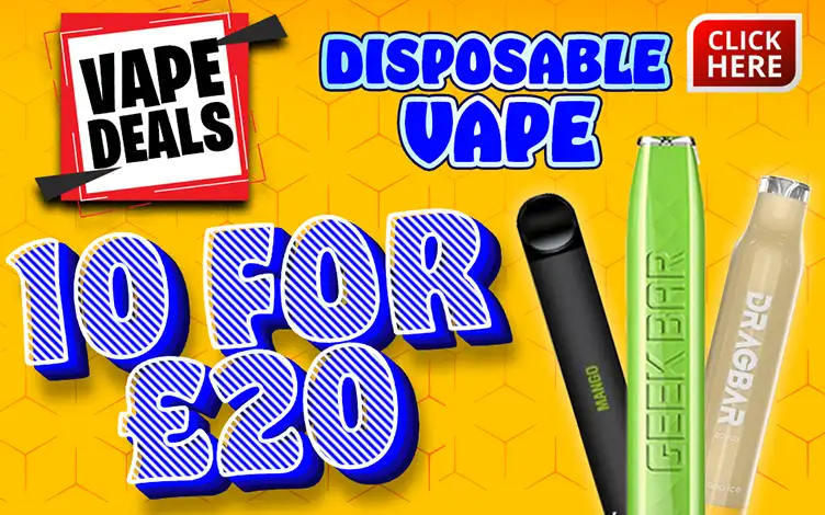 Vape Deals disposable vape 10 for £20