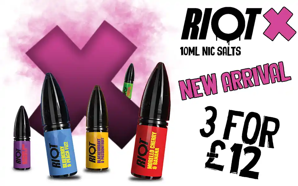 Riot X new arrival 3 For £12