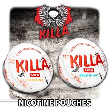 Killa Mini Nicotine Pouches Can Of 30