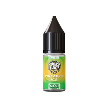 Pukka Juice 10ml 50/50 Range In Pineapple Ice Flavour