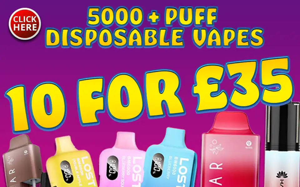 Disposable Vapes 10 For £35
